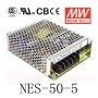 5pcs NES-50-5 MEAN WELL 50W 5V10A Single Output Switching Power Supply