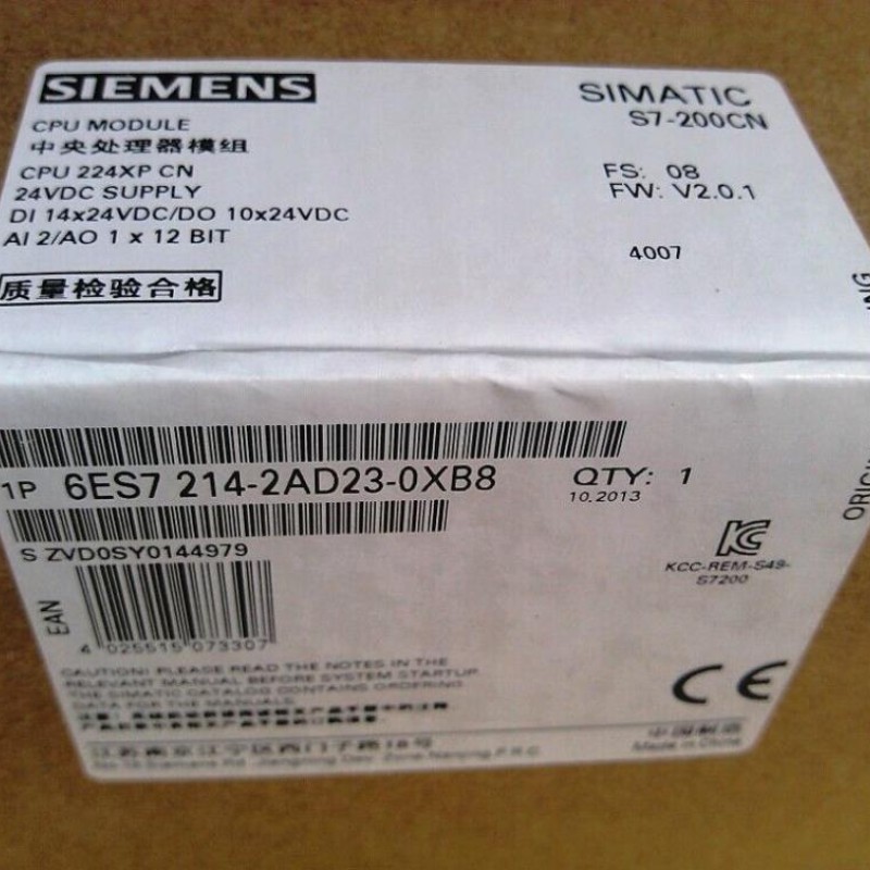 214-1AD23-0XB8 Siemens PLC 6ES7 New in box