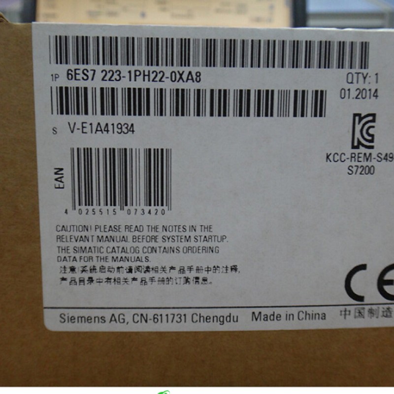 6ES7 223-1PH22-0XA8 Siemens PLC New in box