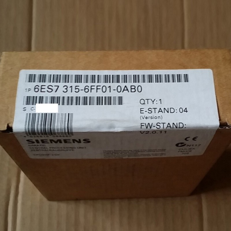 6AG1 315-6FF01-2AB0 (6AG13156FF012AB0) SIEMENS SIPLUS CPU 315F-2 DP