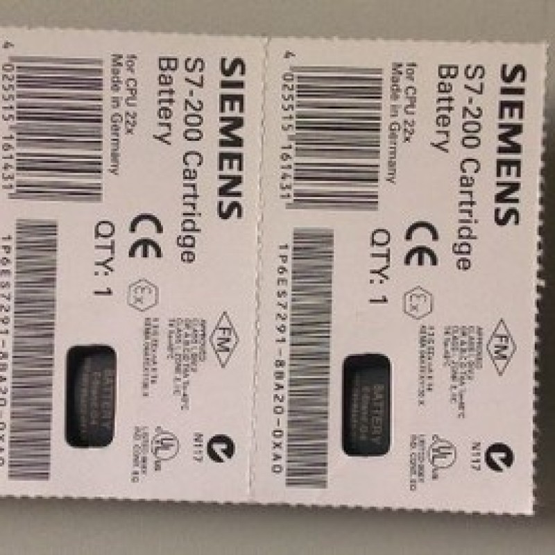 6ES7291-8BA20-0XA0 Lithium battery for S7-200 PLC with plug