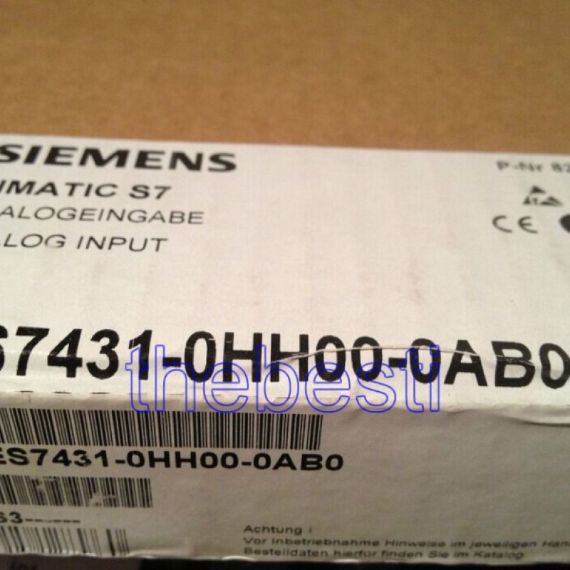 6ES7431-0HH00-0AB0 SIEMENS Analog Input Module New