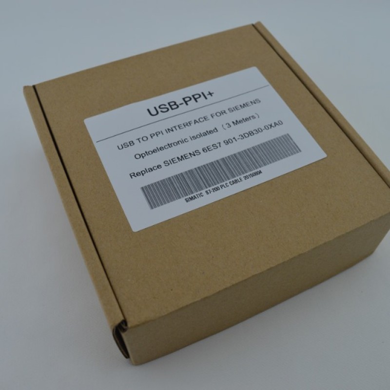 6ES7901-3DB30-0XA0 USB interface PLC programming cable for Siemens S7-200 with communication indicator light 9-pin male 