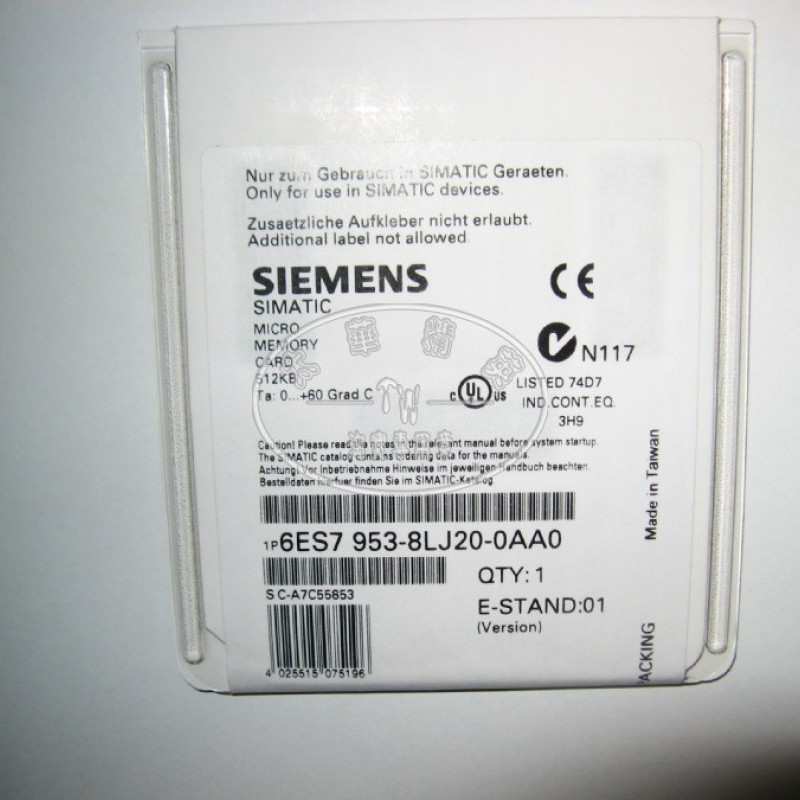 6ES7953-8LJ20-0AA0 SIEMENS Micro Memory Card New