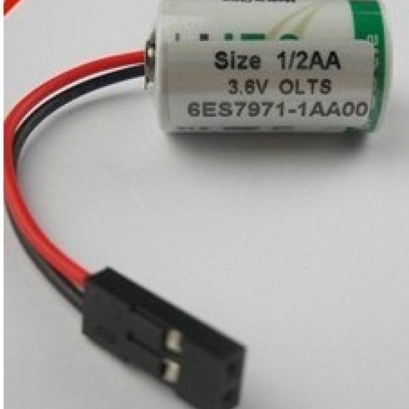 6ES7971-1AA00-0AA0 Lithium battery(LS14250C) for S7-300 PLC with plug 3.6V/0.95AH