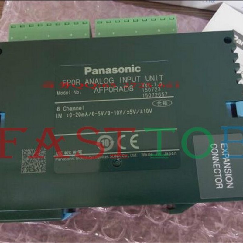 AFP0RAD8 Panasonic PLC Analog Input Unit 8AI For Update FP0-A80 New Original 1 Year Warranty