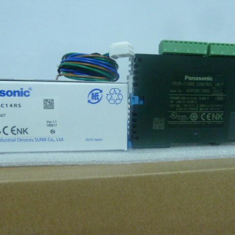 AFP0RC14CRS  Panasonic FP0R-C14CRS PLC CPU 24VDC Power 8DI 6DO Relay RS232C New Original 1 Year Warranty