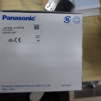 AFPX-C30TD FP-X C30TD Panasonic PLC CPU 24VDC 16 Point Input 14DO Transistor NPN 32K Steps USB Port New Original 1Year W