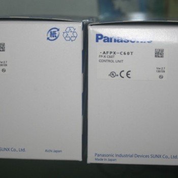 AFPX-C60T FP-X C60T Panasonic PLC CPU 100~240VAC 32 Point Input 28DO Transistor NPN 32K Steps USB Port New Original 1Yea