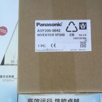 AVF200-0042 Panasonic VFD input 1 Ph 220V 2.5A 0.4KW 400Hz for Textile Machine 1 year Warranty