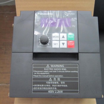 AVF200-0072 Panasonic VFD input 1 Ph 220V 4.2A 0.75KW 400Hz for Textile Machine 1 year Warranty
