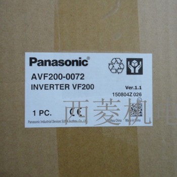 AVF200-0072 Panasonic VFD input 1 Ph 220V 4.2A 0.75KW 400Hz for Textile Machine 1 year Warranty