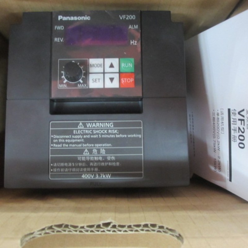 AVF200-0374 Panasonic VFD input 3 Ph 380V 8.7A 3.7KW 400Hz for Textile Machine 1 year Warranty