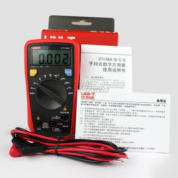 Auto Range Multimeter AC/DC Resistance Frequency Digital Multimeter UT136A UNI-T