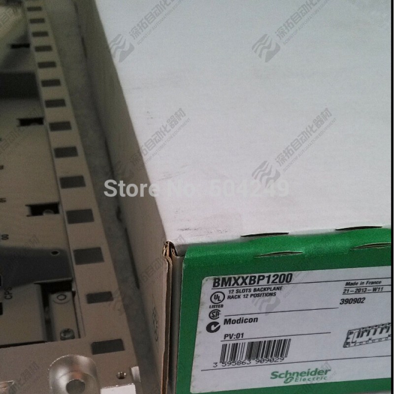 BMXXBP1200 Schneider PLC Rack M340 12 Plots DIN Rail Mounting Original Brand NEW