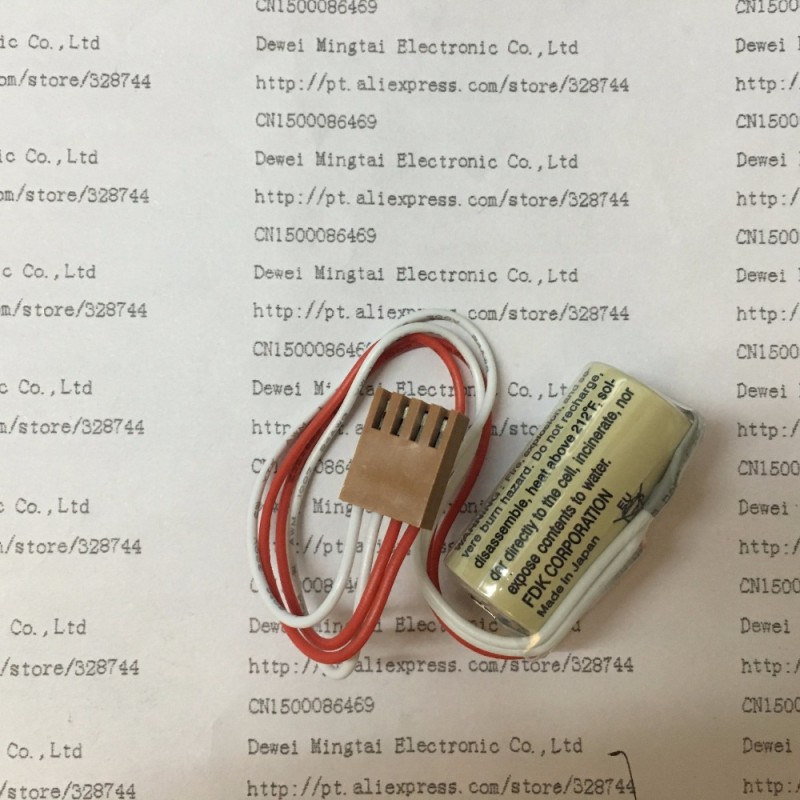 C200H-BAT09 Lithium battery(CR17335SE) for Omron C200H PLC with plug