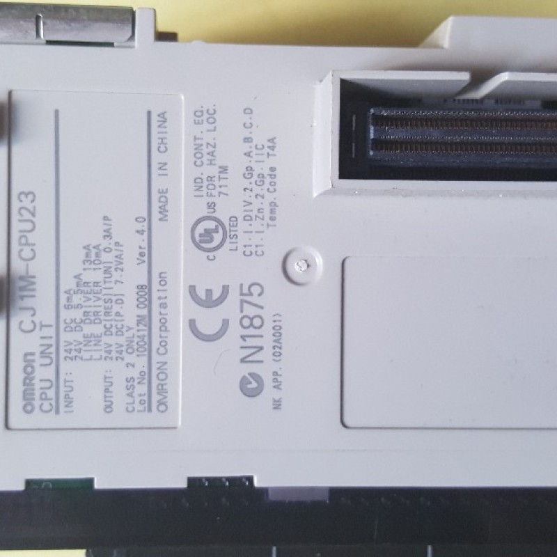 CJ1M-CPU23 PLC OMRON CPU 20K steps 640 I/O point Original brand new