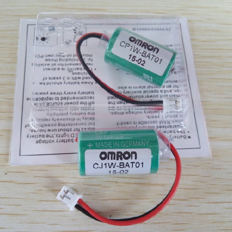 CJ1W-BAT01 Lithium battery(CR14250/3V) for Omron CJ 1M PLC with plug