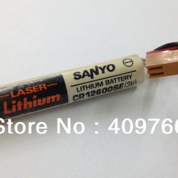 CR12600SE Lithium battery for SANYO PLC without plug 3.0V