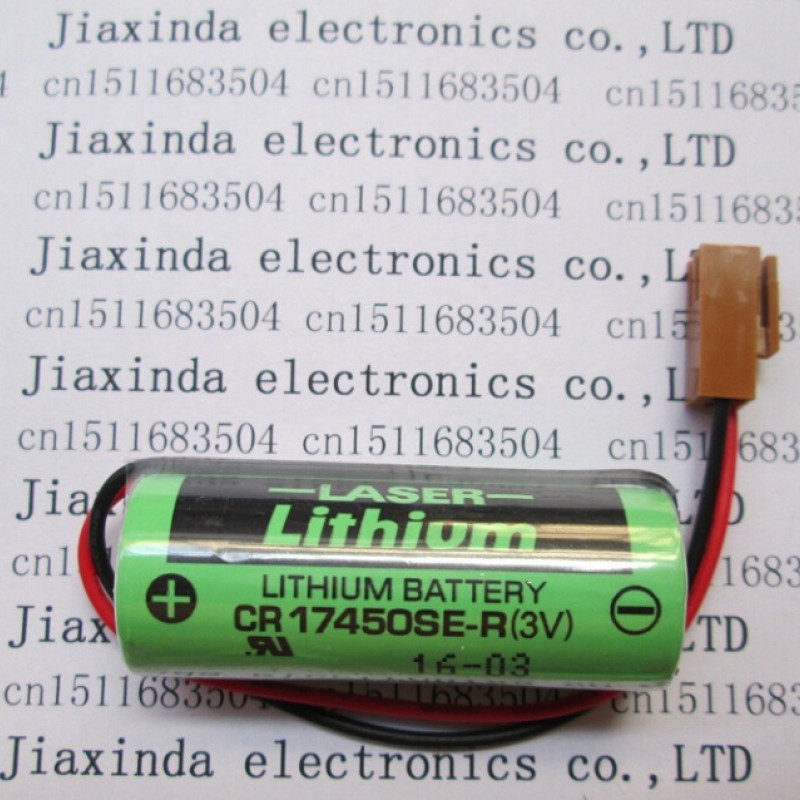 CR17450SE Lithium battery for SANYO PLC without plug 3.0V