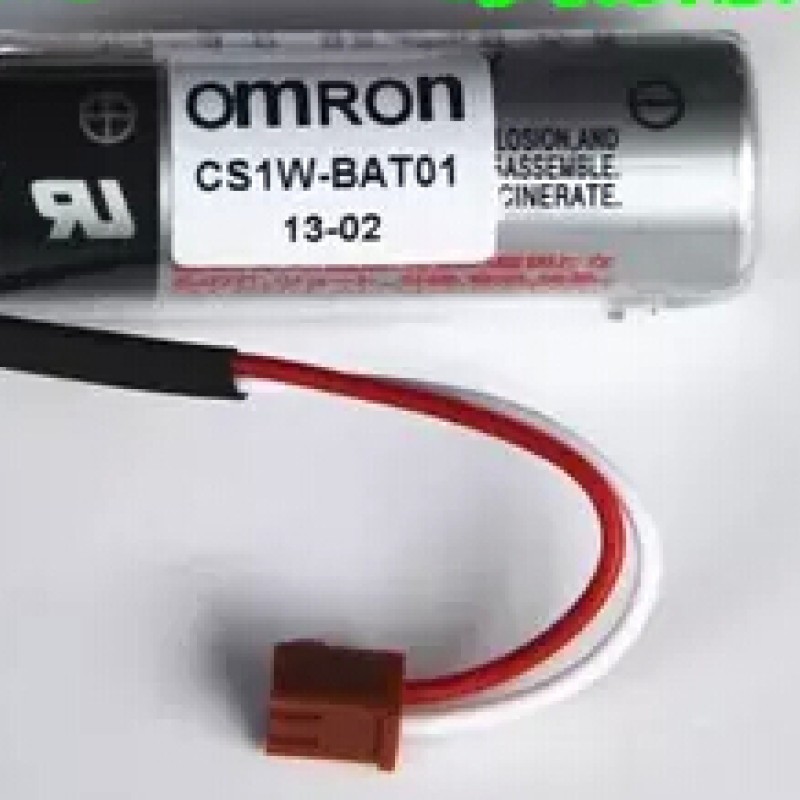 CS1W-BAT01 Lithium battery(ER17500V/3.6V) for Omron CP1H/CS1/CJ1/NT631 with plug