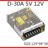 T-30B MEAN WELL 30W +5V3A +12V1A -12V0.5A Three Outputs Switching Power Supply