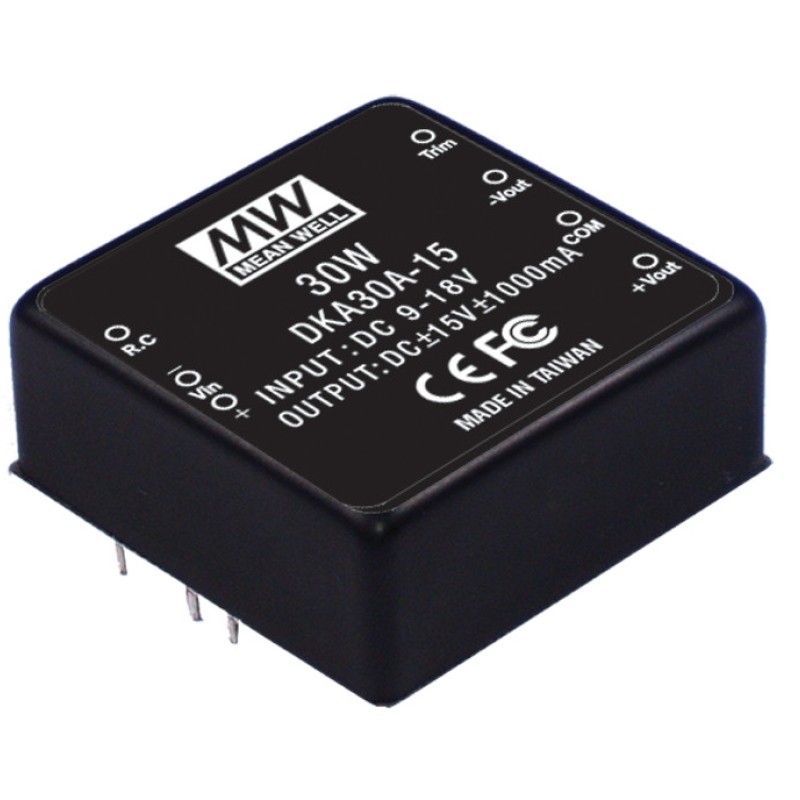 DKA30C-15 MEAN WELL 30W 36~72V Input?5V Dual Output DC-DC Converter Power Supply