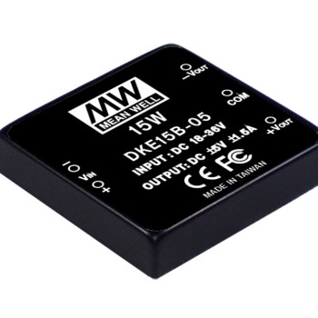 DKE15A-15 MEAN WELL 15W 9~18V Input 15V Dual Output DC-DC Converter Power Supply