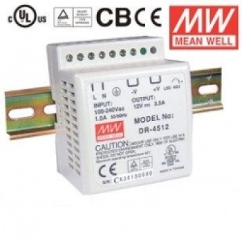 DR-4505 MEAN WELL 45W 5V5A Single Output Switching Power Supply