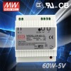 DR-60-24 MEAN WELL 60W 24V2.5A Single Output Switching Power Supply