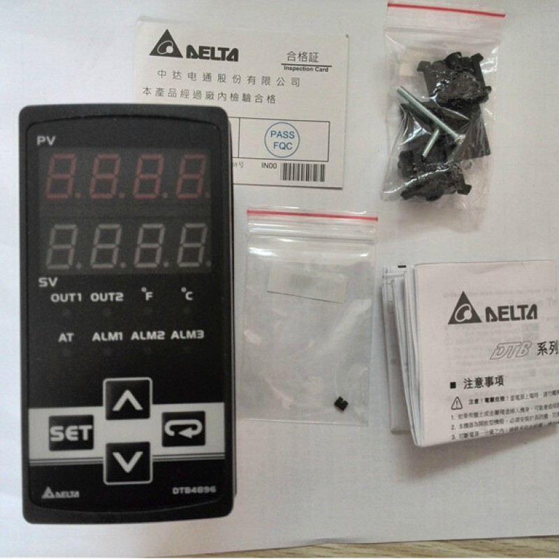 DTB4896LR Delta Temperature Controller  input AC100~240V Output 0~10VDC &Relay RS485 New