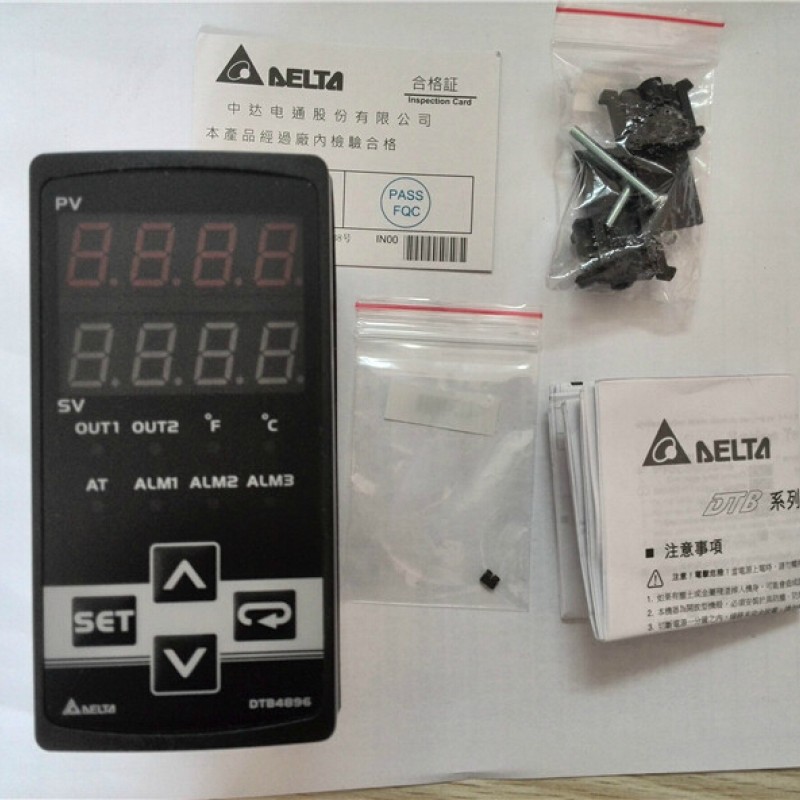 DTB4896VR0 Delta Temperature Controller  input AC100~240V Output 14V &Relay RS485 New