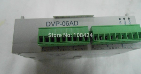 Bit Resolution Plc DVP06AD-S Delta PLC 6 point 14-bit resolution Analog I/O Module ...