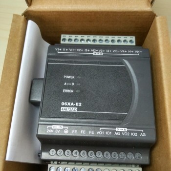 DVP06XA-E2 Delta PLC 4AI 2AO 14-bit resolution Analog I/O Module Original brand new