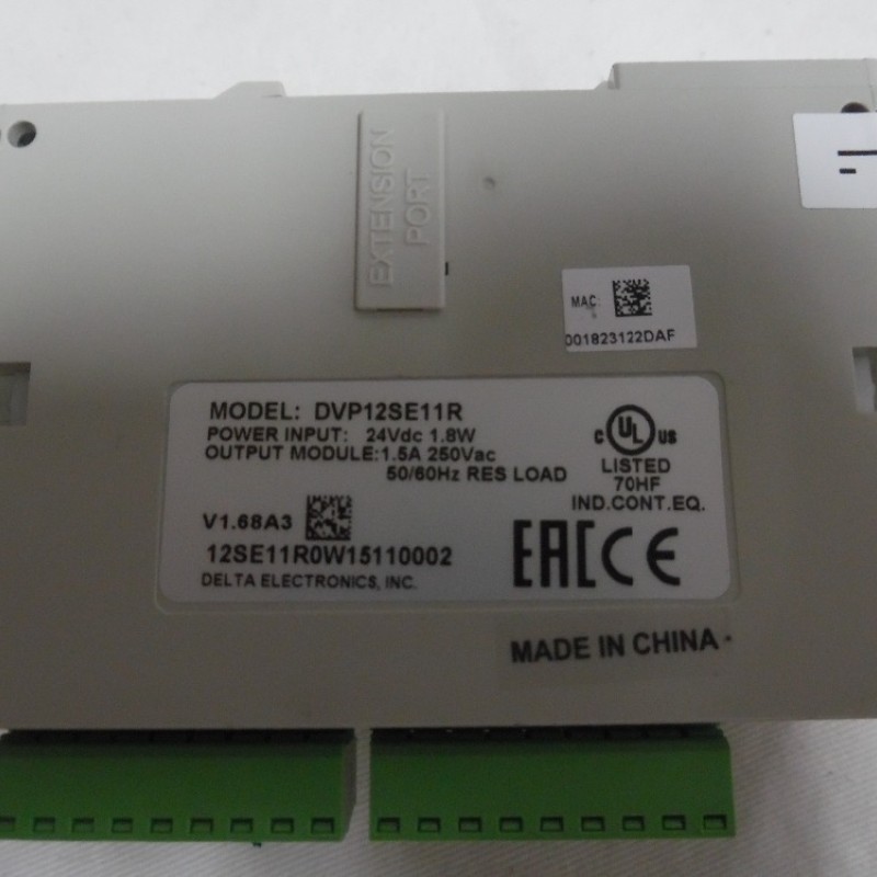 DVP12SE11R Delta PLC 8DI 4DO relay Network PLC Original brand new