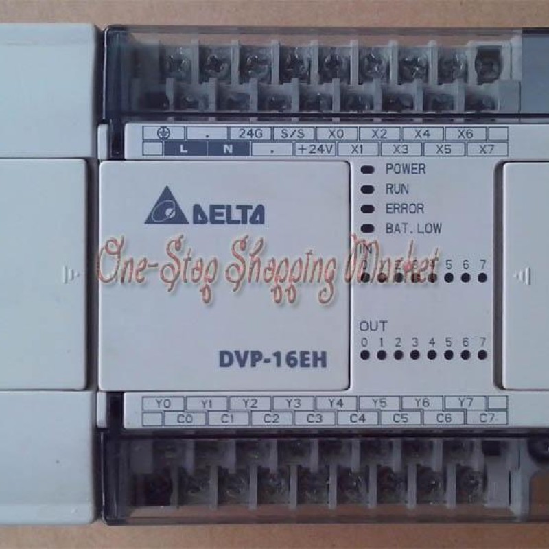 DVP16EH00T2 Delta PLC 100-240VAC 8DI 8DO transistor(NPN) output Standard Original brand new