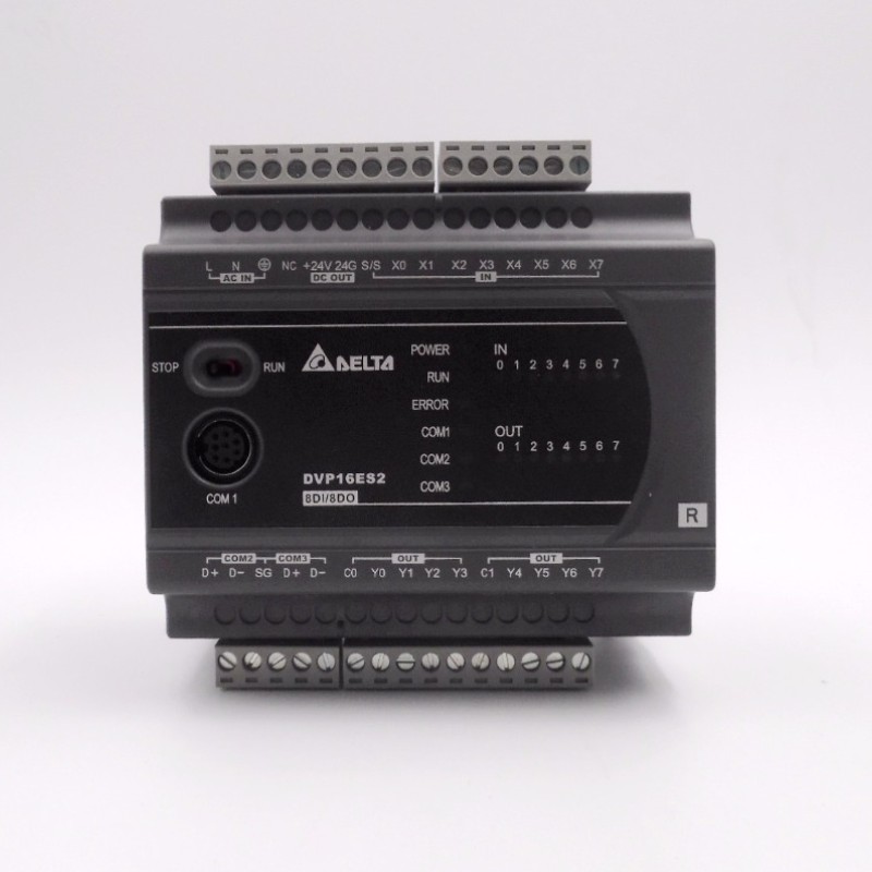 DVP16ES200R Delta PLC 100-240VAC 8DI 8DO relay output Standard Original brand new
