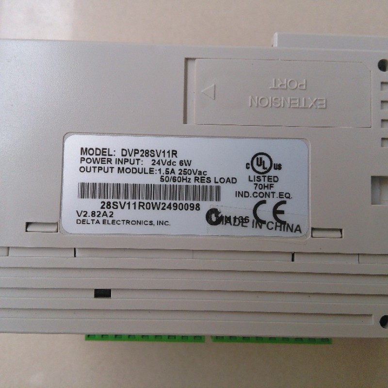 DVP28SV11R Delta PLC 24VDC 16DI 12DO relay output Functional Original brand new