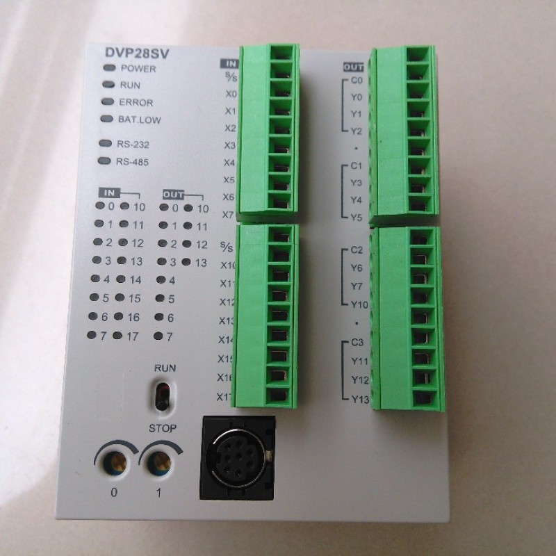 DVP28SV11R Delta PLC 24VDC 16DI 12DO relay output Functional Original brand new