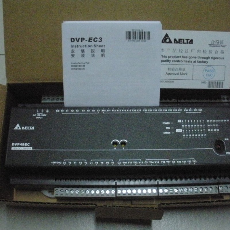 DVP48EC00R3 Delta PLC 100-240VAC 28DI 20DO relay output Standard Original brand new