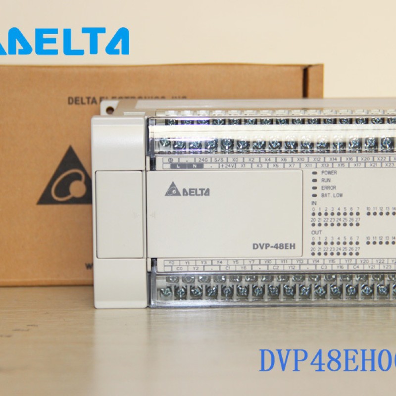 DVP48EH00T3 Delta PLC 24DI 24DO transistor output Original brand new