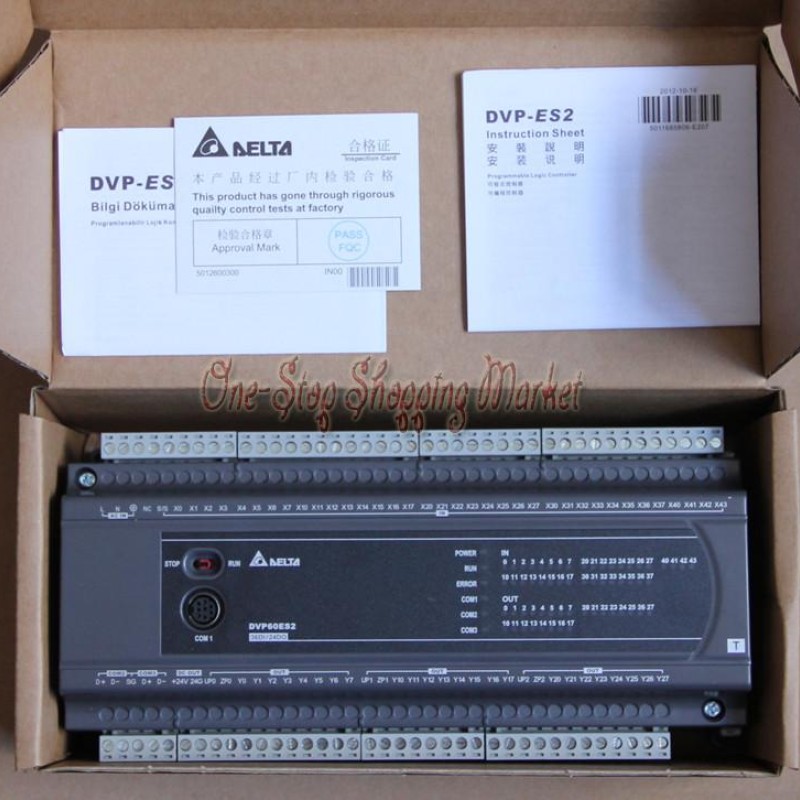 DVP60ES200R Delta PLC 100-240VAC 36DI 24DO relay output Standard Original brand new