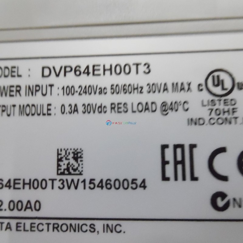 DVP64EH00T3 Delta PLC 100-240VAC 32DI 32DO transistor output Standard Original brand new