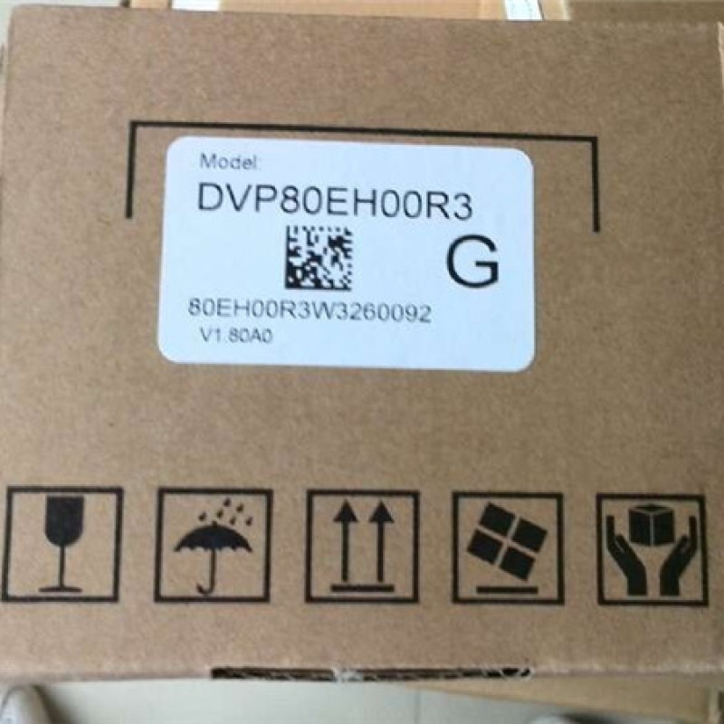 DVP80EH00R3 Delta PLC 100-240VAC 40DI 40DO relay output Standard Original brand new