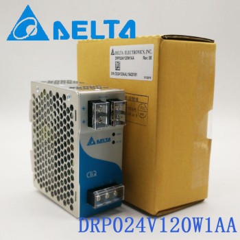 Delta DIN Rail Power Supply CliQ series DRP024V120W1AA 24V 120W 1 Phase New