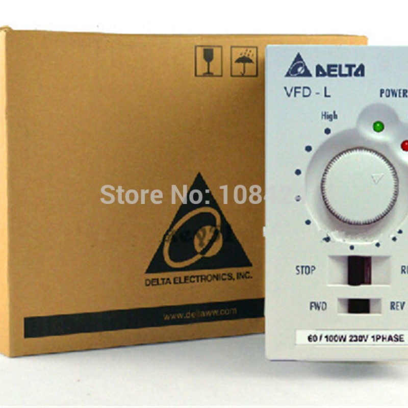 Delta Inverter VFD drive VFD001L21A 1Phase 220V 0.1kW 0.125HP 1~120Hz Wood cutting &Wire drawing