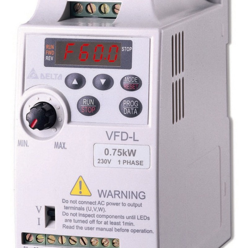 Delta Inverter VFD drive VFD015L21W 1Phase 220V 1.5KW 2HP 1~400Hz Wood cutting &Wire drawing