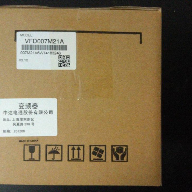 Delta Inverter VFD drive VFD007M21A 1Phase 220V 0.75kW 1HP 0.1~400Hz Milling &Woodworking machine