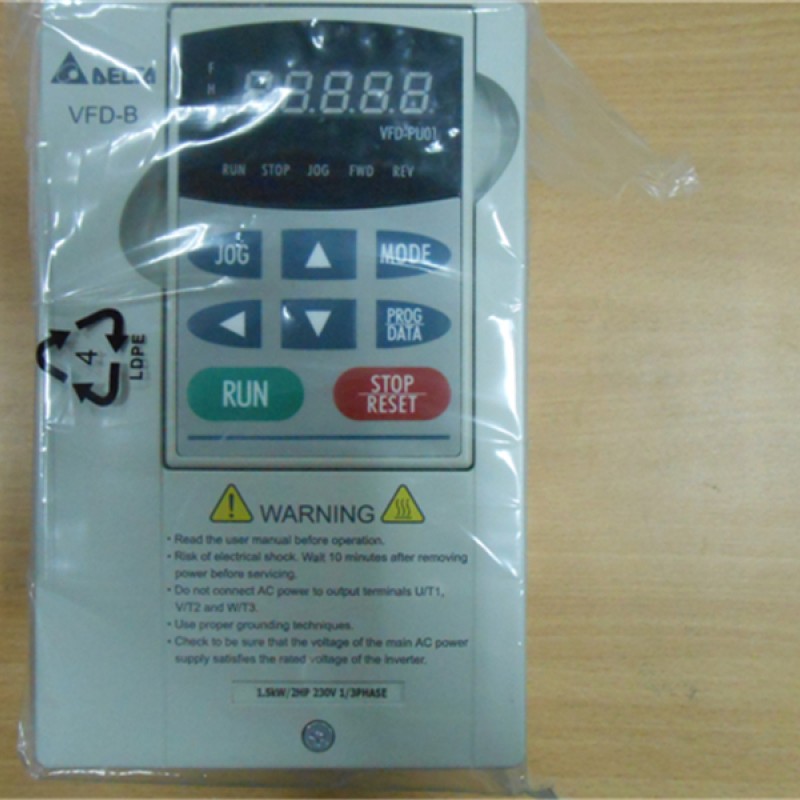Delta Inverter VFD drive VFD015B21A 1Phase 220V 1.5KW 2HP 0.1~400Hz Wood carving &Machine tool