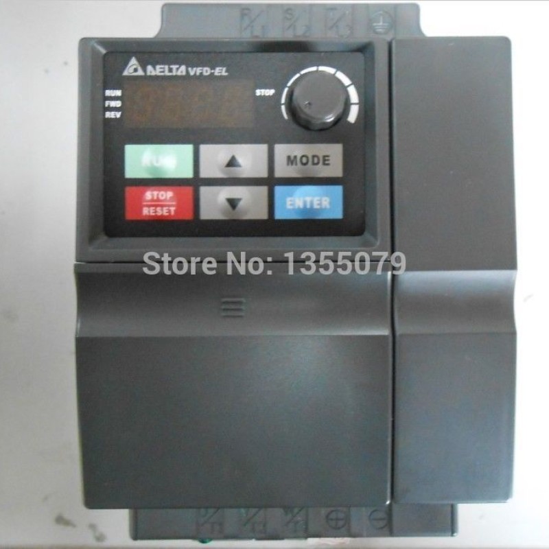 Delta Inverter VFD drive VFD015EL21A 1Phase 220V 1.5KW 2HP 0.1~600Hz Water pump &Packaging machine